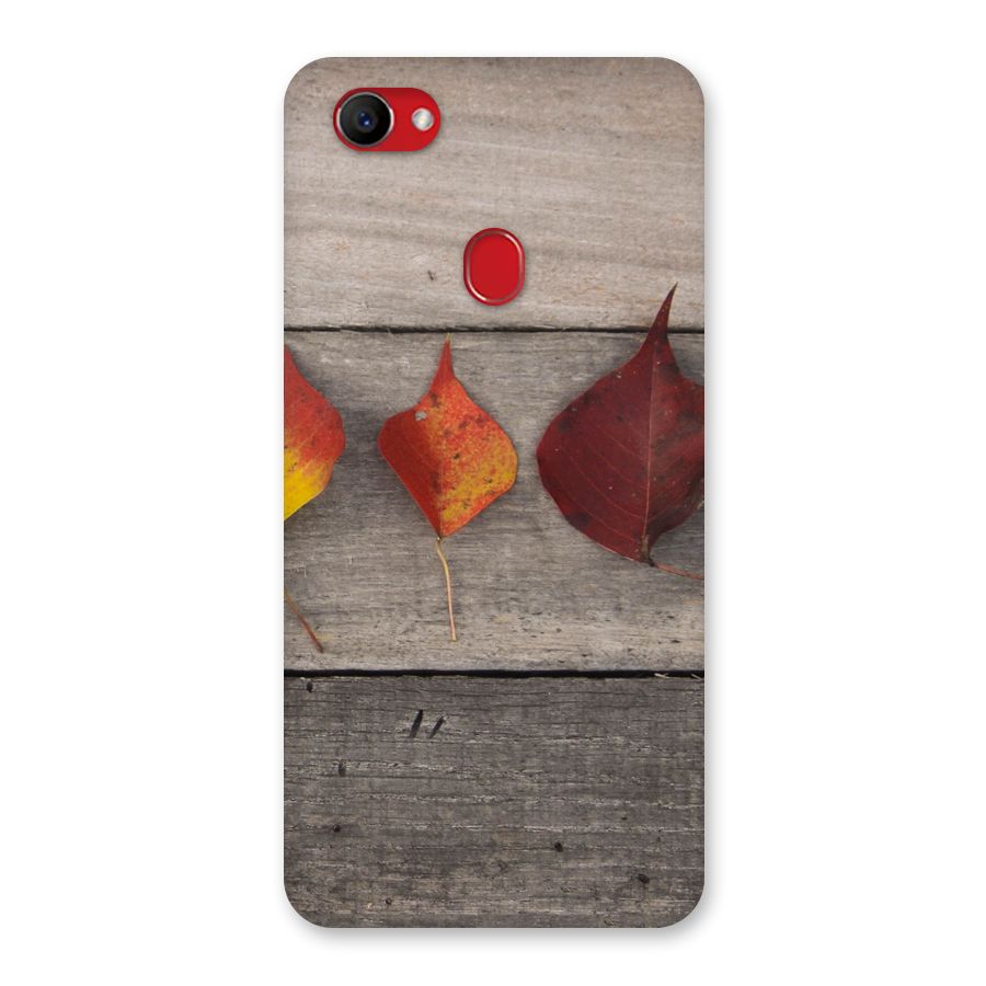 Beautiful Wood Leafs Back Case for Oppo F7