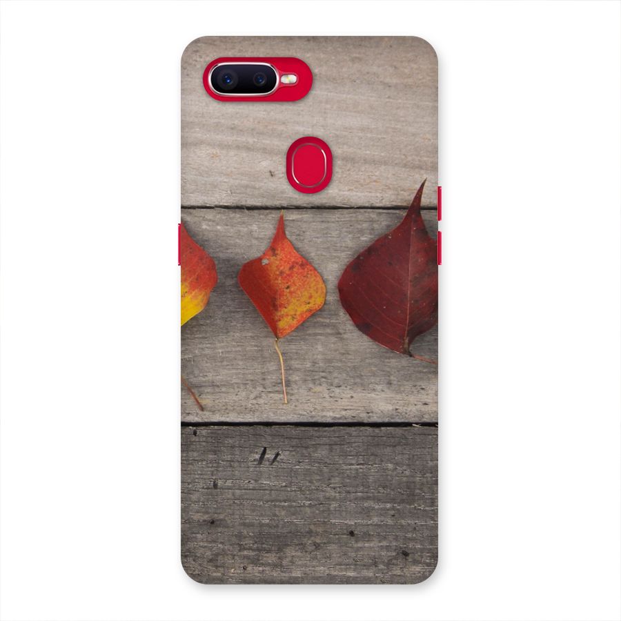 Beautiful Wood Leafs Back Case for Oppo F9 Pro
