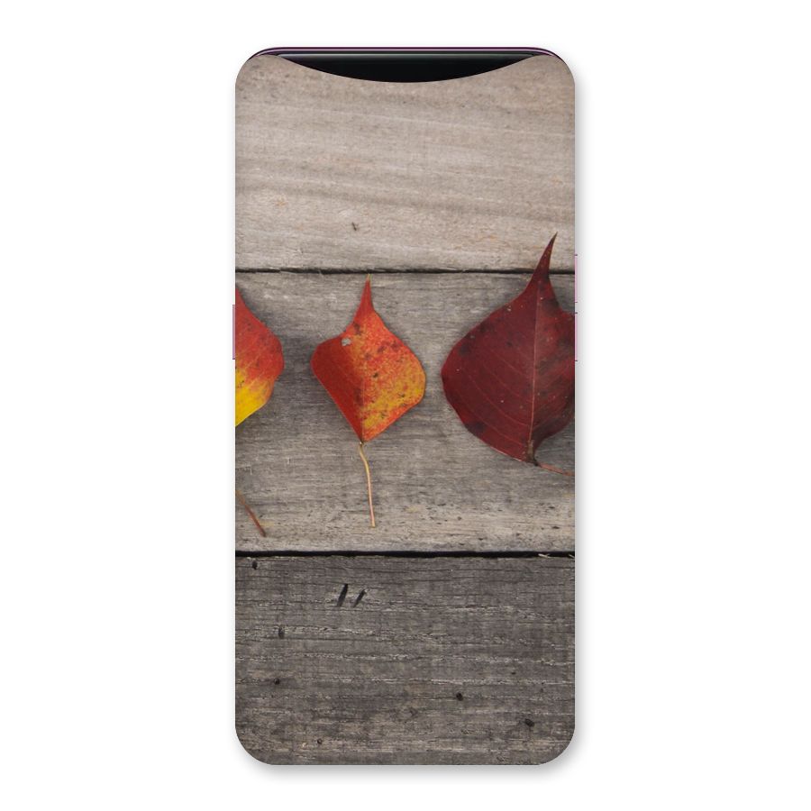 Beautiful Wood Leafs Back Case for Oppo Find X