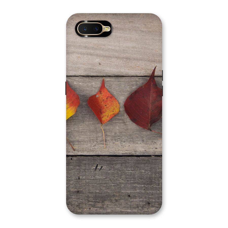 Beautiful Wood Leafs Back Case for Oppo K1