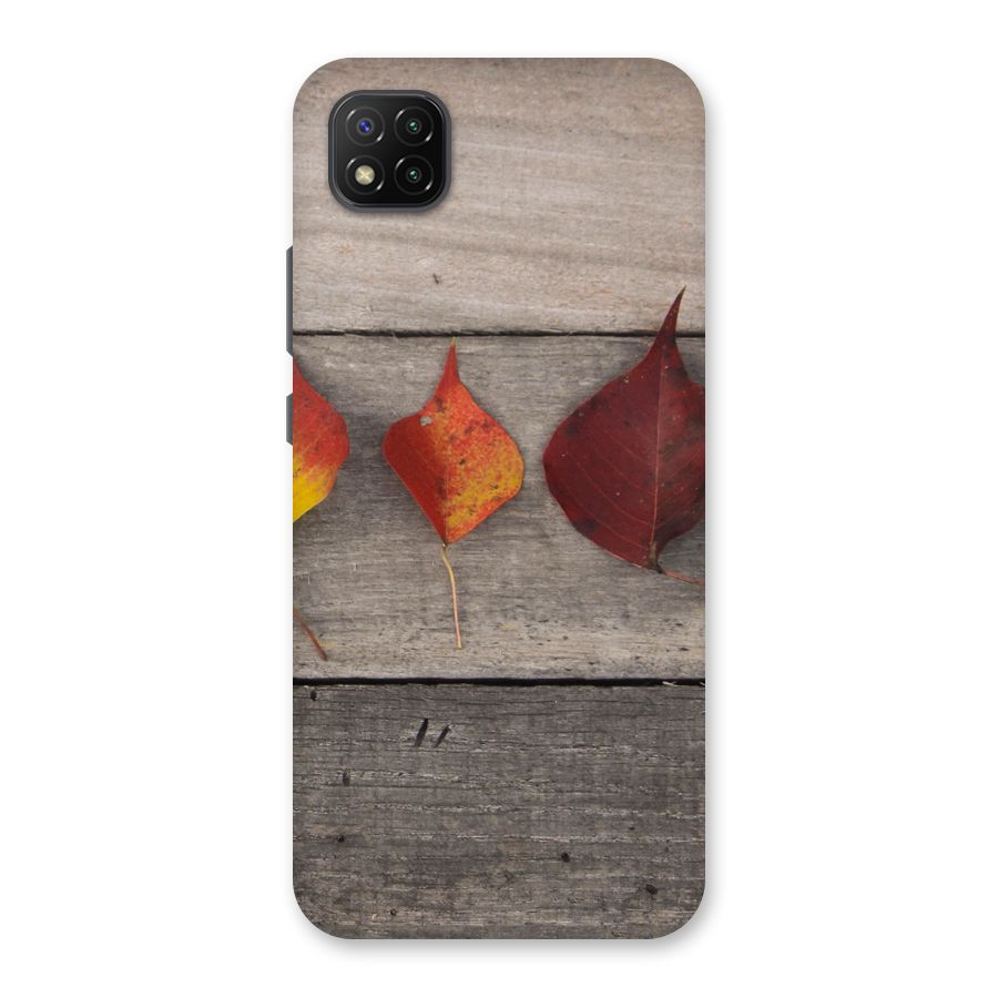 Beautiful Wood Leafs Back Case for Poco C3