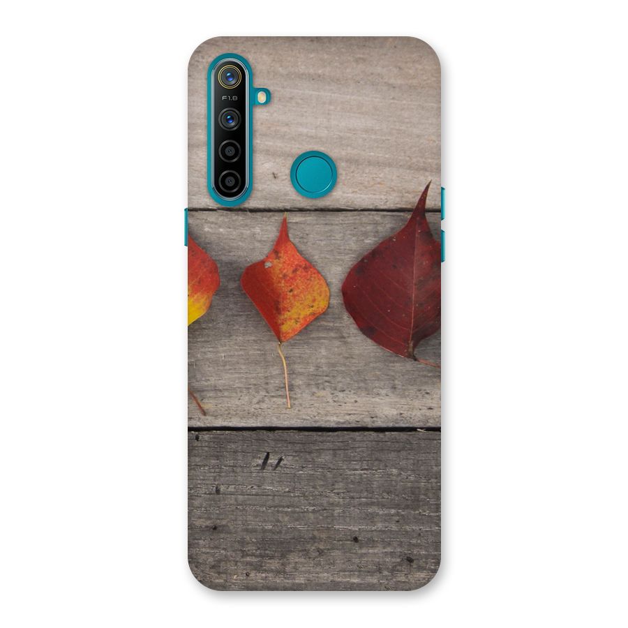 Beautiful Wood Leafs Back Case for Realme 5i