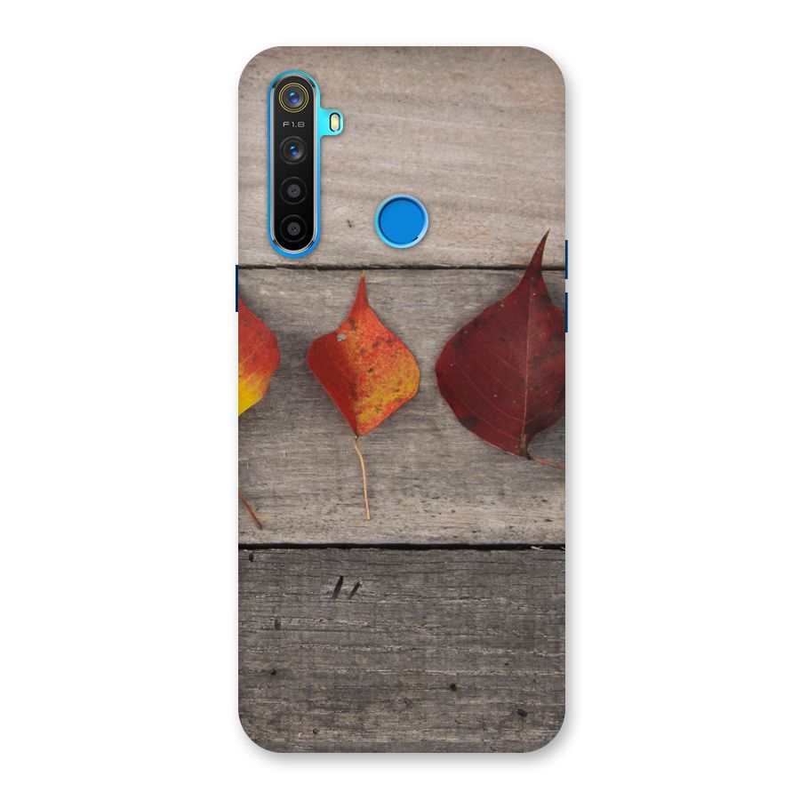 Beautiful Wood Leafs Back Case for Realme 5s