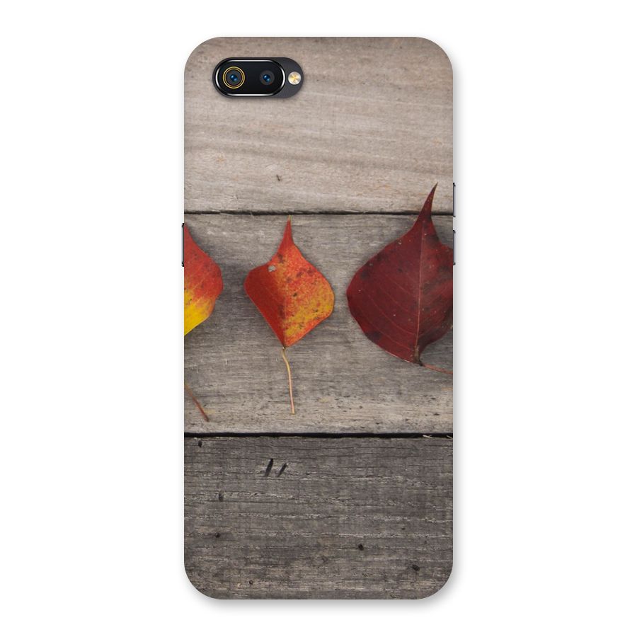 Beautiful Wood Leafs Back Case for Realme C2