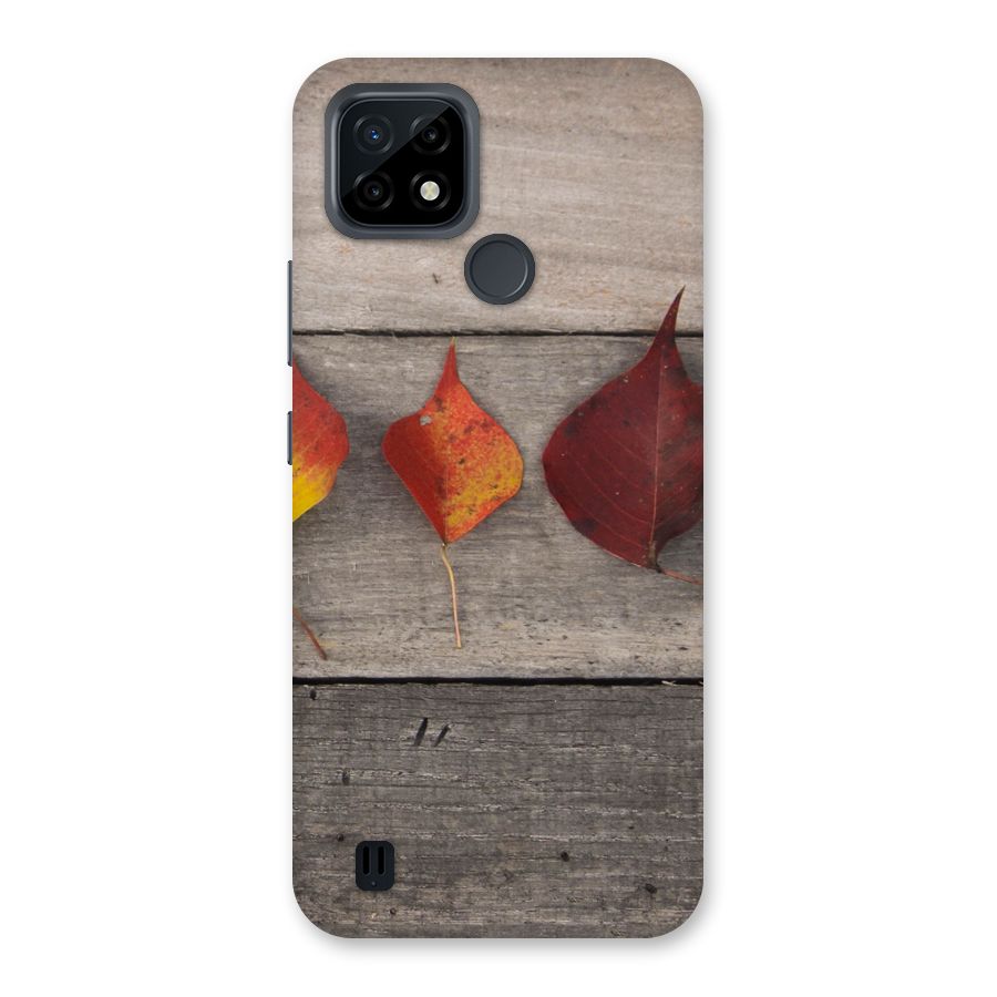 Beautiful Wood Leafs Back Case for Realme C21