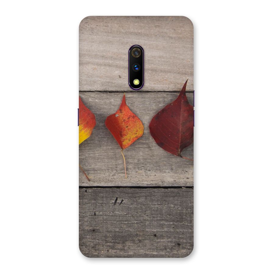 Beautiful Wood Leafs Back Case for Realme X