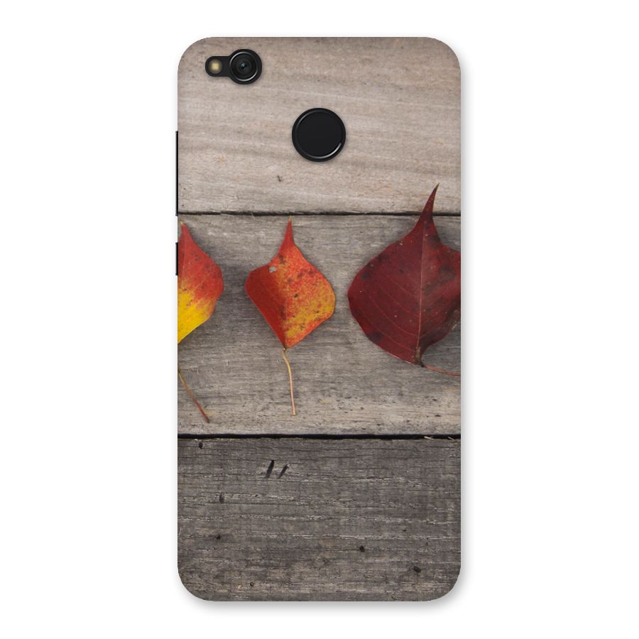 Beautiful Wood Leafs Back Case for Redmi 4