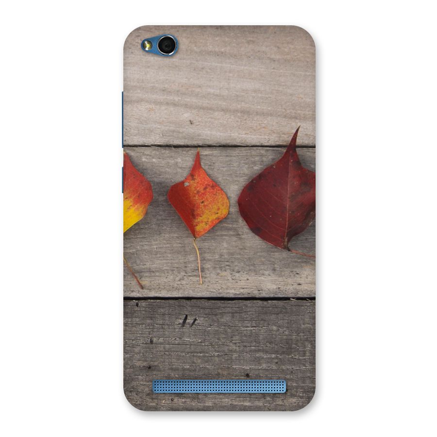 Beautiful Wood Leafs Back Case for Redmi 5A