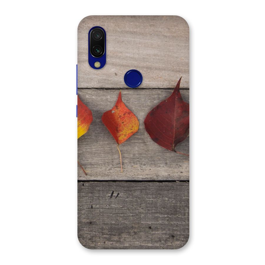 Beautiful Wood Leafs Back Case for Redmi 7