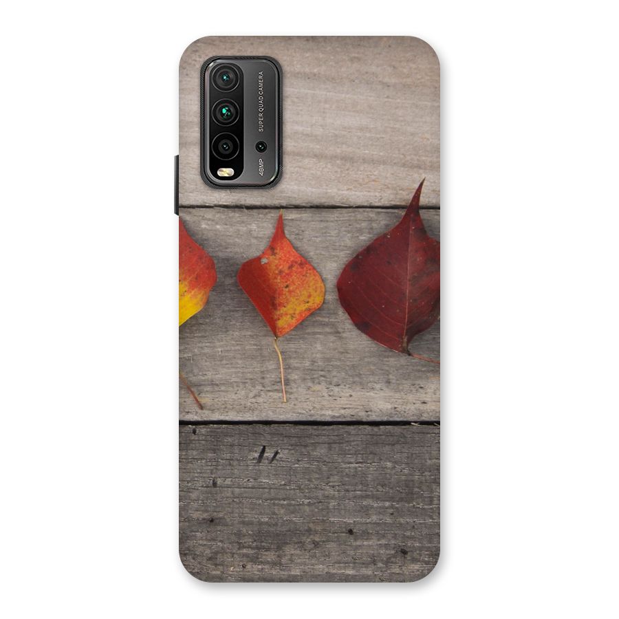 Beautiful Wood Leafs Back Case for Redmi 9 Power