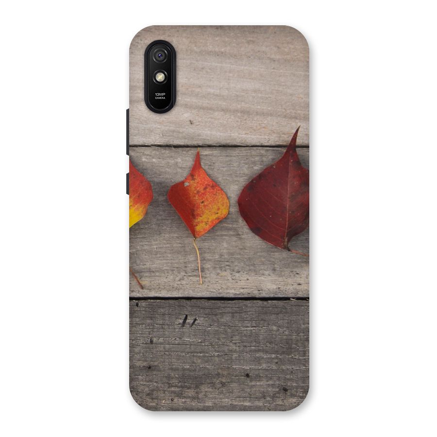 Beautiful Wood Leafs Back Case for Redmi 9i