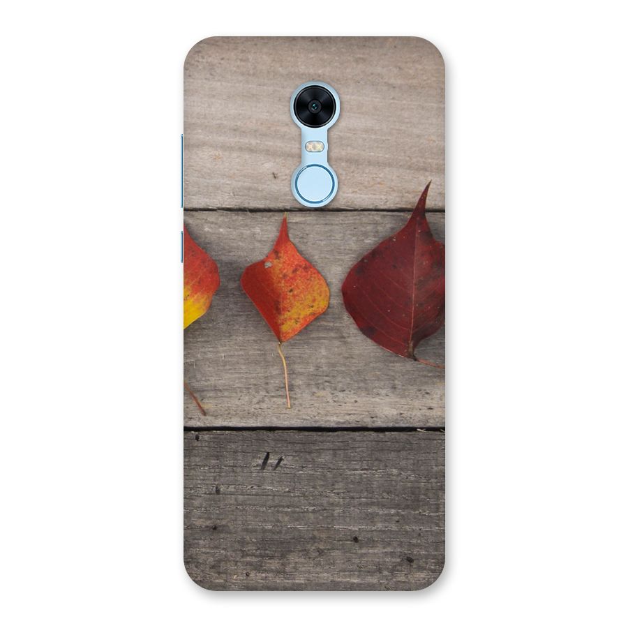 Beautiful Wood Leafs Back Case for Redmi Note 5