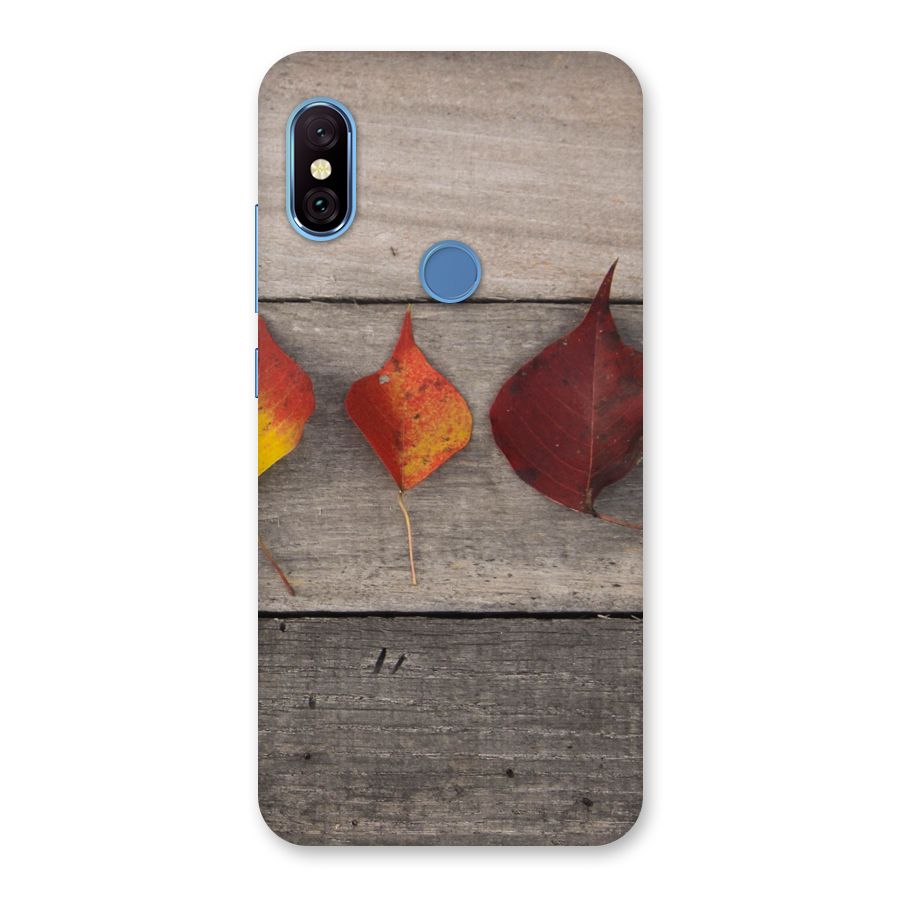 Beautiful Wood Leafs Back Case for Redmi Note 6 Pro