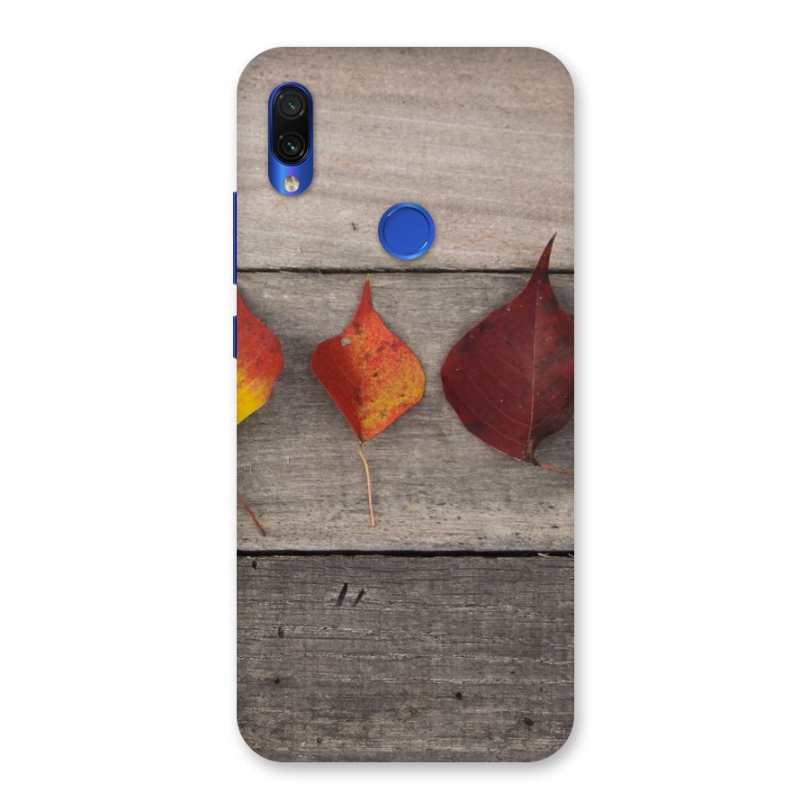 Beautiful Wood Leafs Back Case for Redmi Note 7S