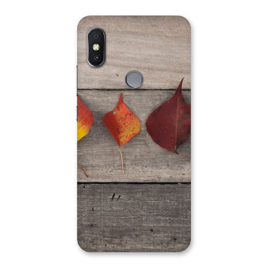 Beautiful Wood Leafs Back Case for Redmi Y2