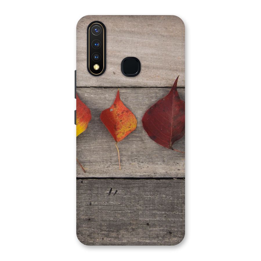 Beautiful Wood Leafs Back Case for Vivo U20