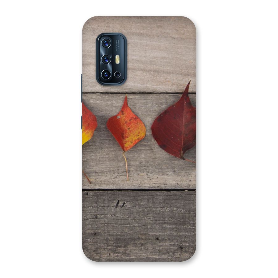Beautiful Wood Leafs Back Case for Vivo V17