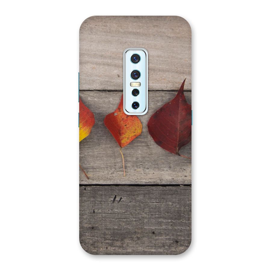 Beautiful Wood Leafs Back Case for Vivo V17 Pro