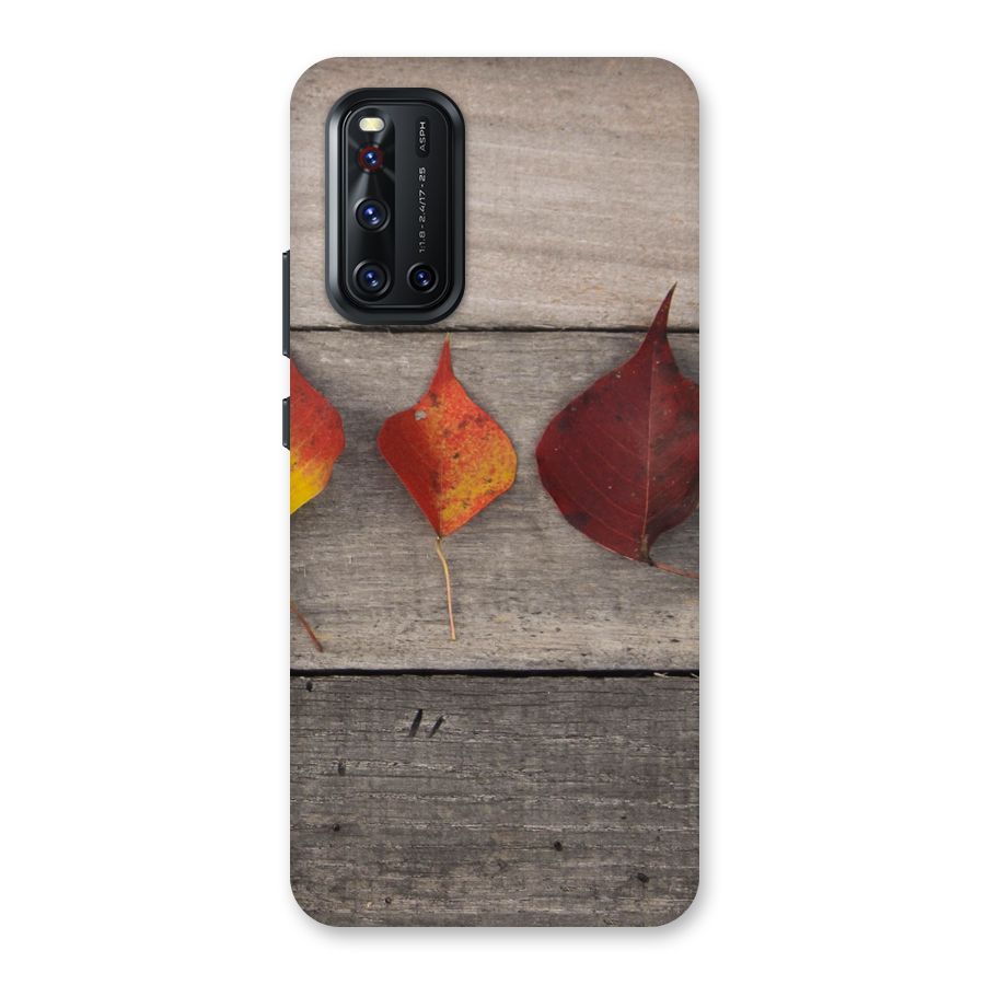 Beautiful Wood Leafs Back Case for Vivo V19