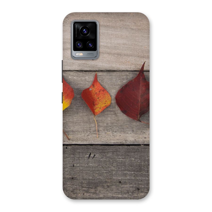 Beautiful Wood Leafs Back Case for Vivo V20