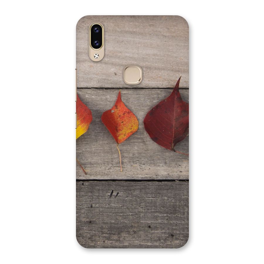 Beautiful Wood Leafs Back Case for Vivo V9 Youth