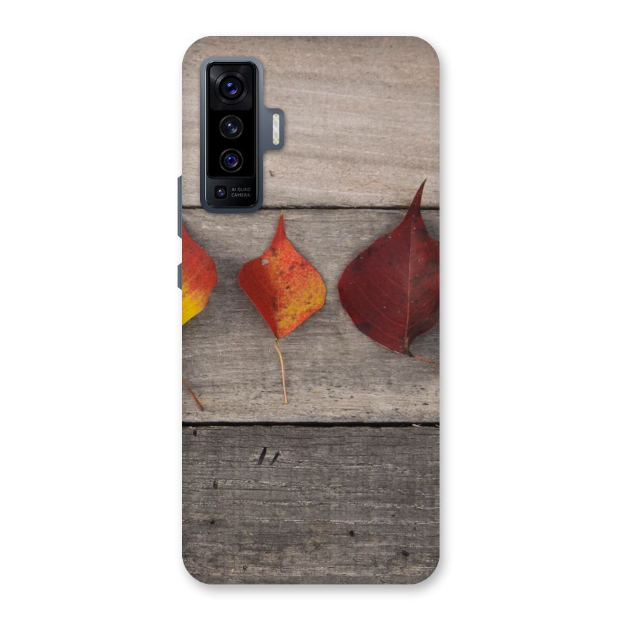 Beautiful Wood Leafs Back Case for Vivo X50
