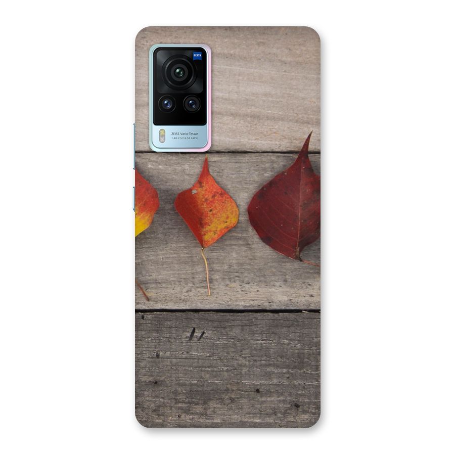 Beautiful Wood Leafs Back Case for Vivo X60 Pro