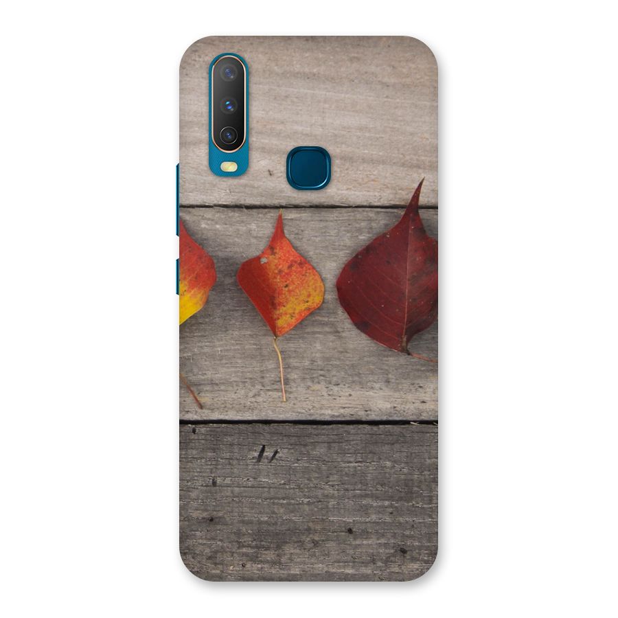 Beautiful Wood Leafs Back Case for Vivo Y12