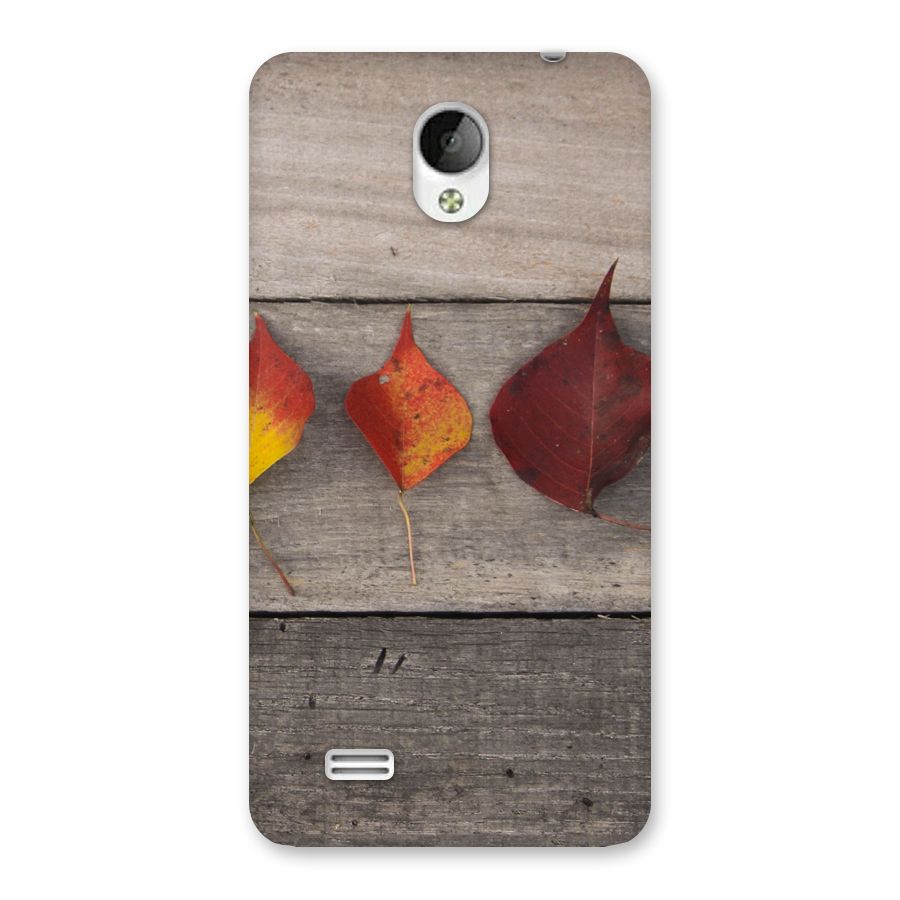 Beautiful Wood Leafs Back Case for Vivo Y21
