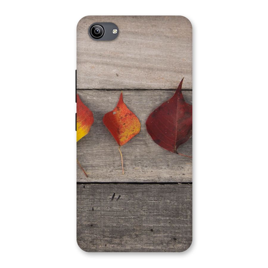 Beautiful Wood Leafs Back Case for Vivo Y81i