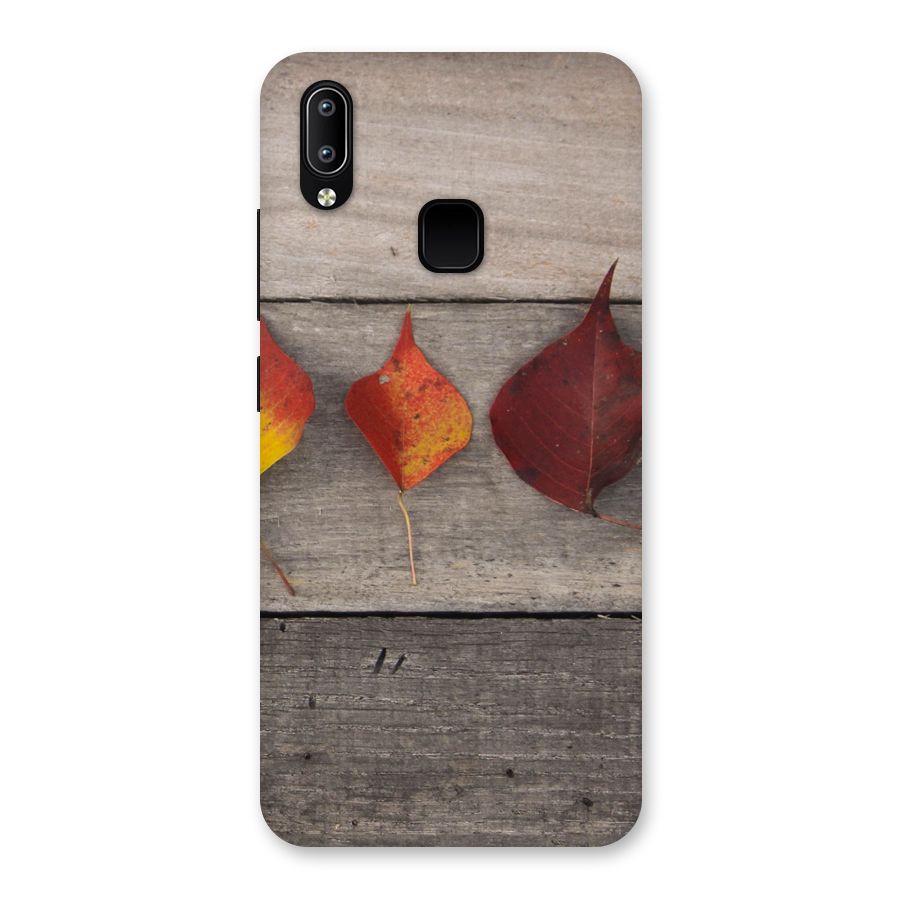 Beautiful Wood Leafs Back Case for Vivo Y93