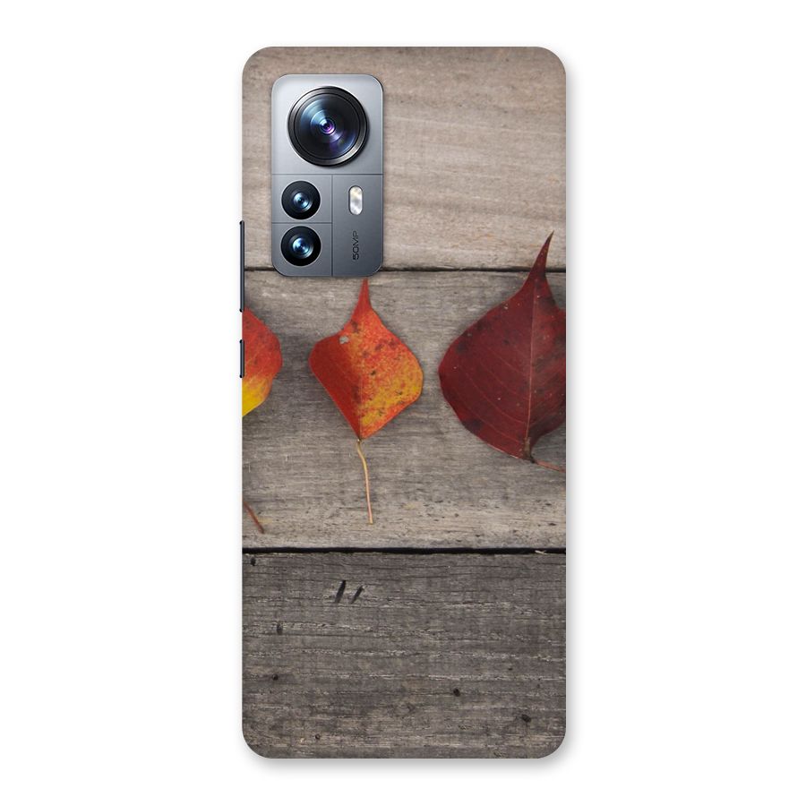 Beautiful Wood Leafs Back Case for Xiaomi 12 Pro
