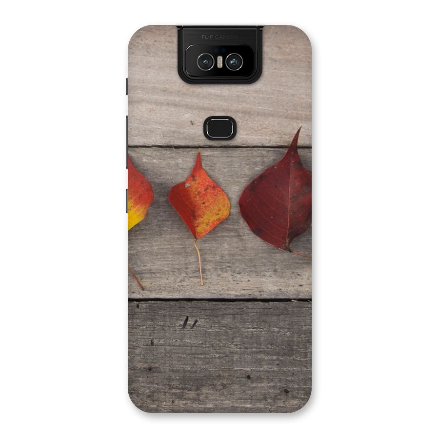 Beautiful Wood Leafs Back Case for Zenfone 6z
