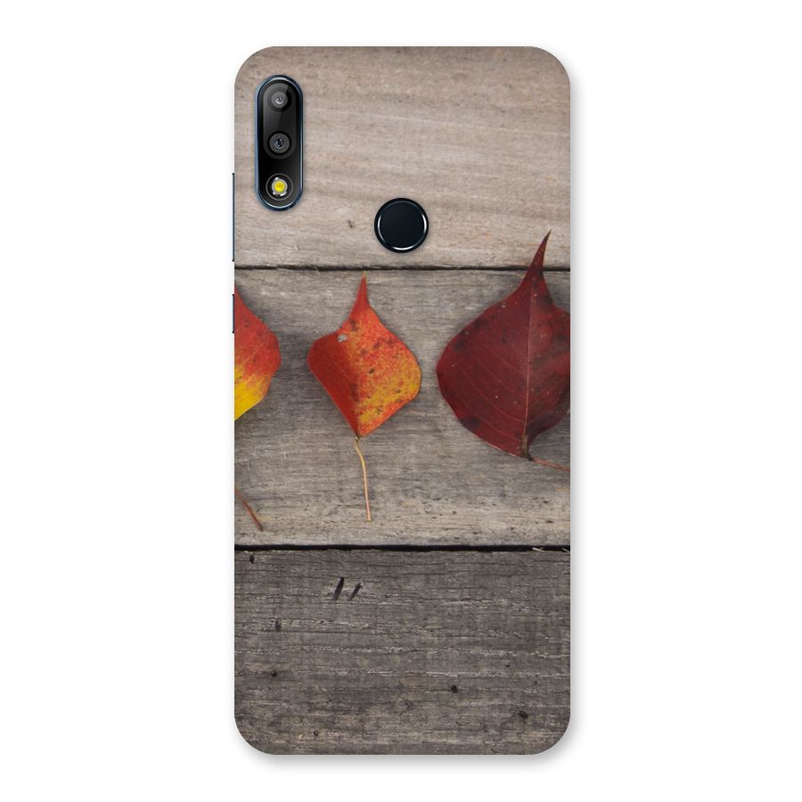 Beautiful Wood Leafs Back Case for Zenfone Max Pro M2