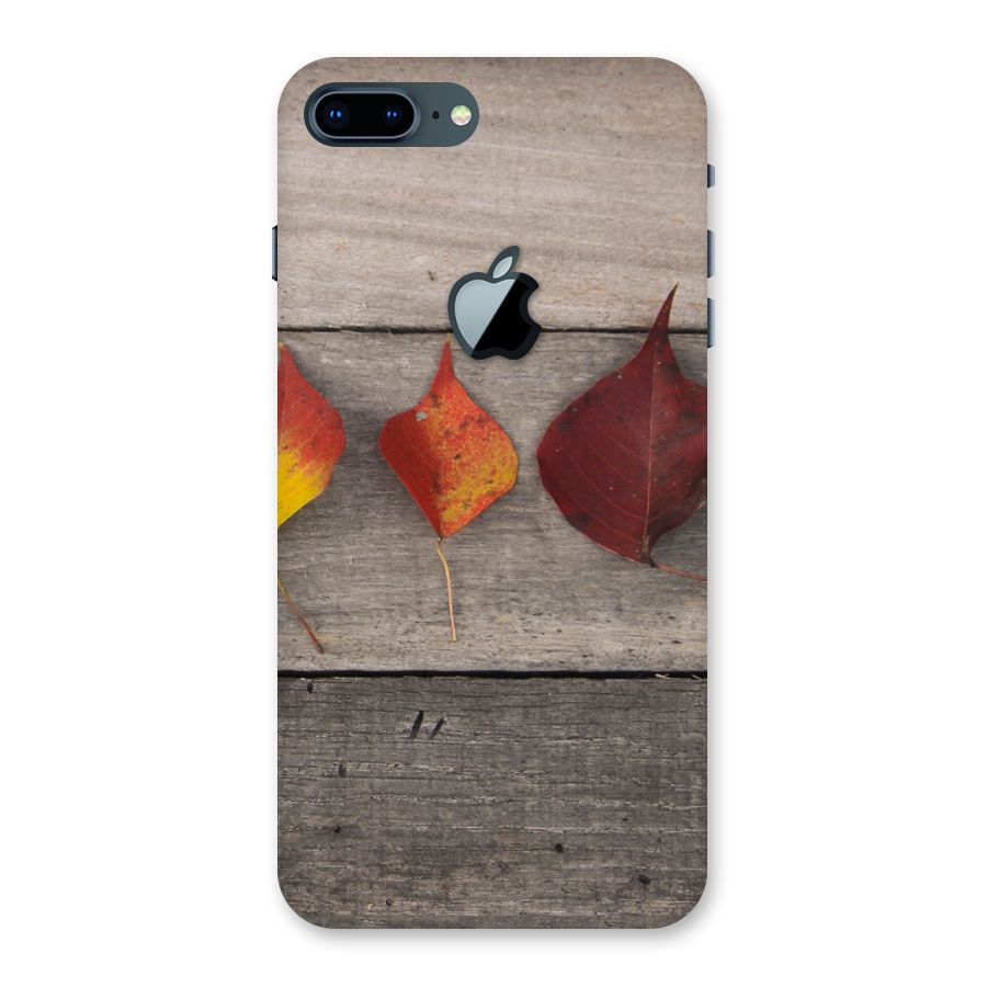 Beautiful Wood Leafs Back Case for iPhone 7 Plus Apple Cut