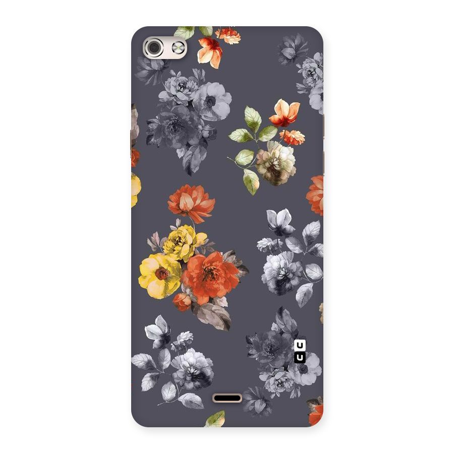 Beauty Art Bloom Back Case for Micromax Canvas Silver 5