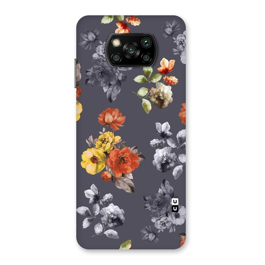 Beauty Art Bloom Back Case for Poco X3