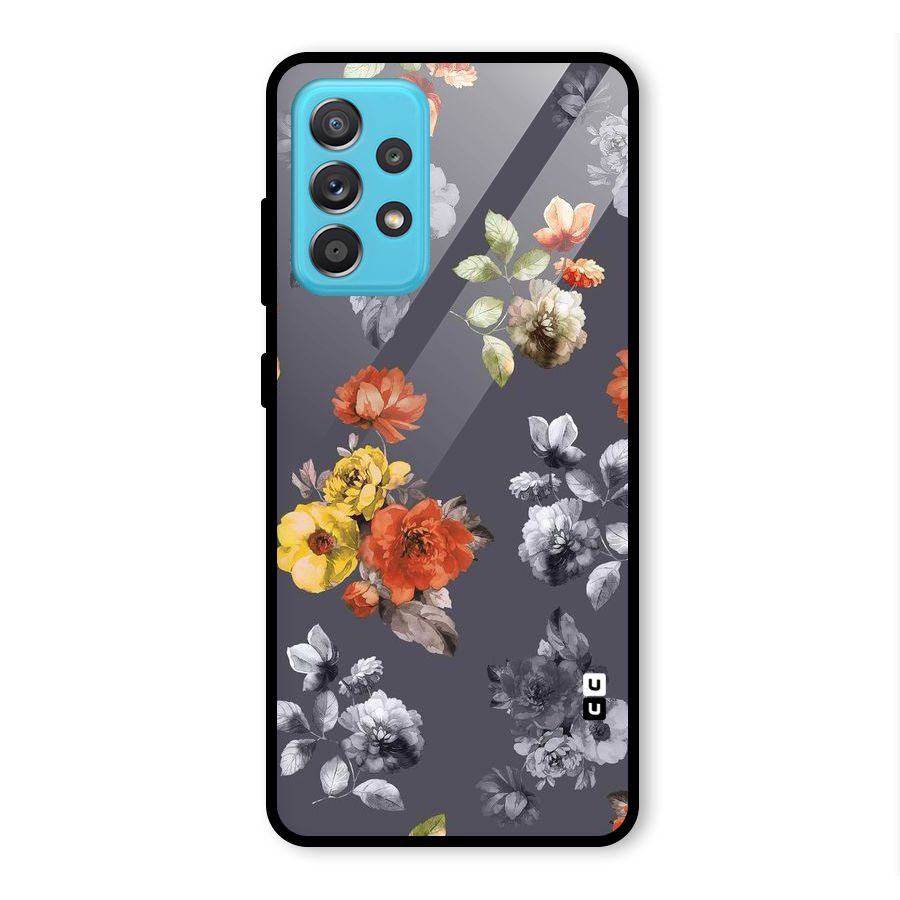 Beauty Art Bloom Glass Back Case for Galaxy A52