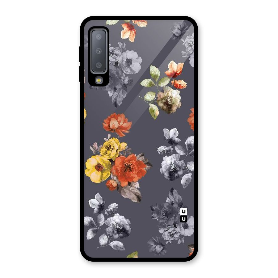 Beauty Art Bloom Glass Back Case for Galaxy A7 (2018)