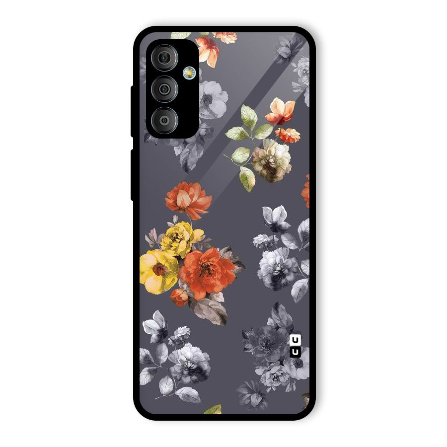 Beauty Art Bloom Glass Back Case for Galaxy F23