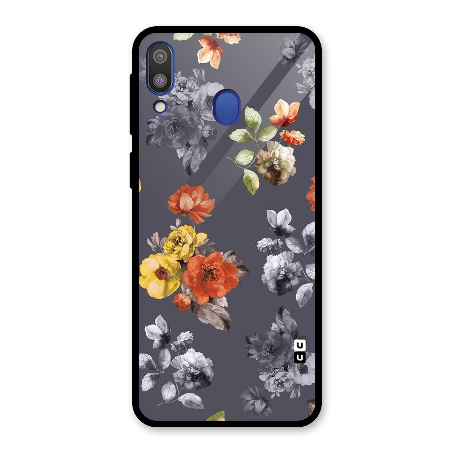 Beauty Art Bloom Glass Back Case for Galaxy M20