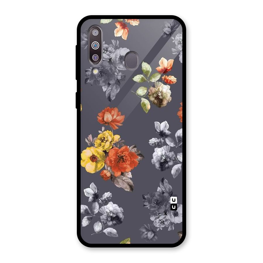 Beauty Art Bloom Glass Back Case for Galaxy M30