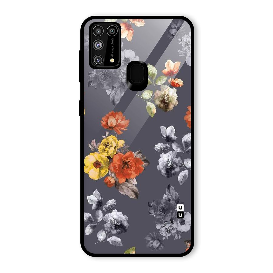 Beauty Art Bloom Glass Back Case for Galaxy M31