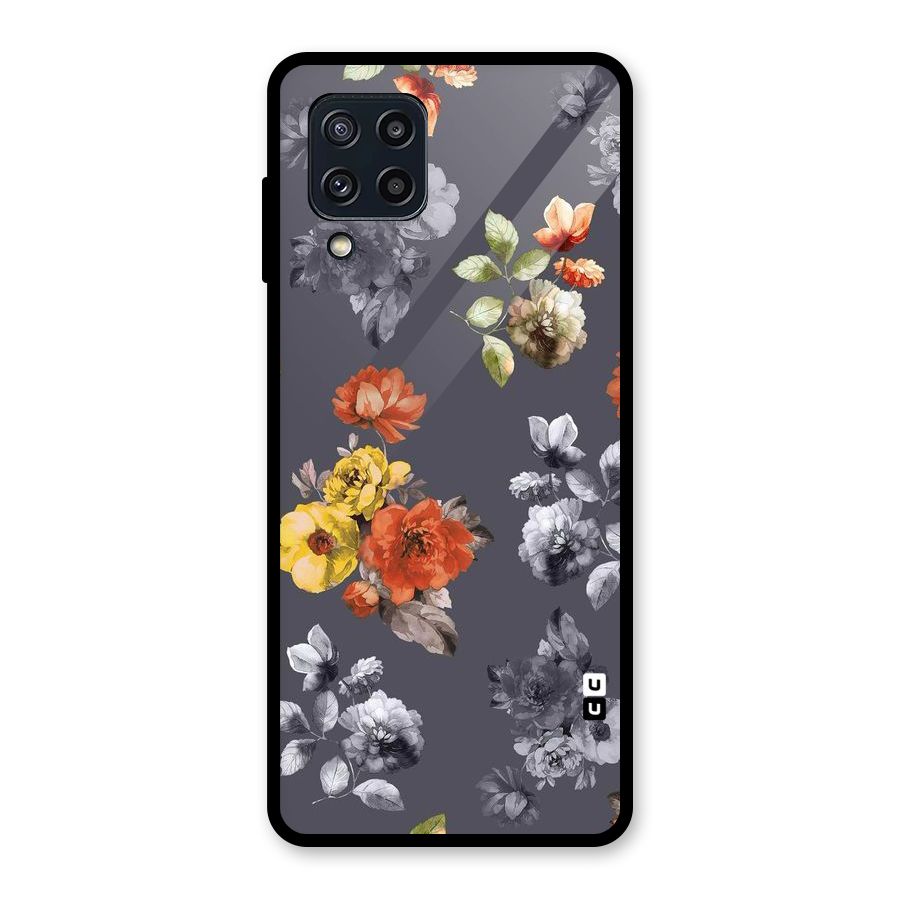 Beauty Art Bloom Glass Back Case for Galaxy M32