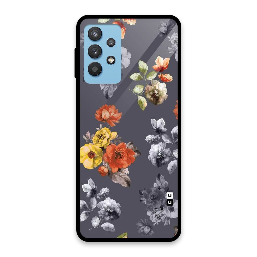 Beauty Art Bloom Glass Back Case for Galaxy M32 5G