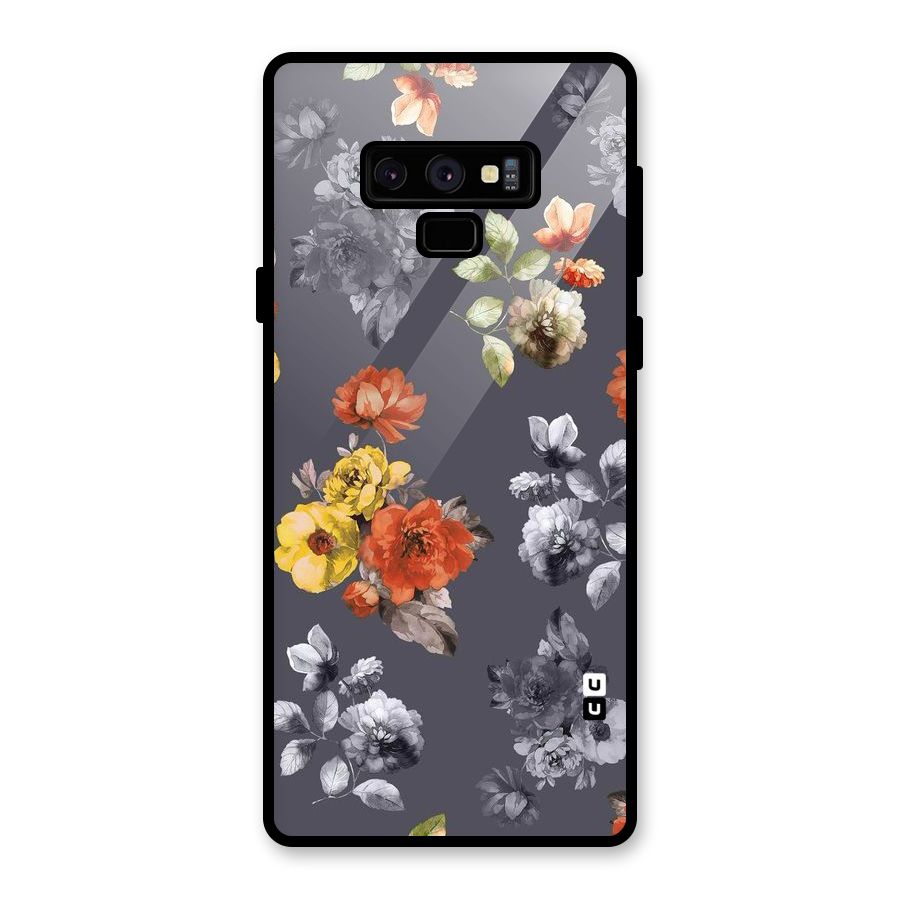Beauty Art Bloom Glass Back Case for Galaxy Note 9