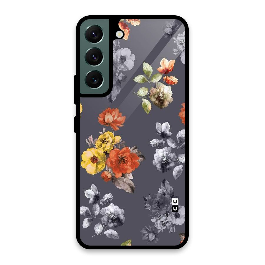 Beauty Art Bloom Glass Back Case for Galaxy S22 5G