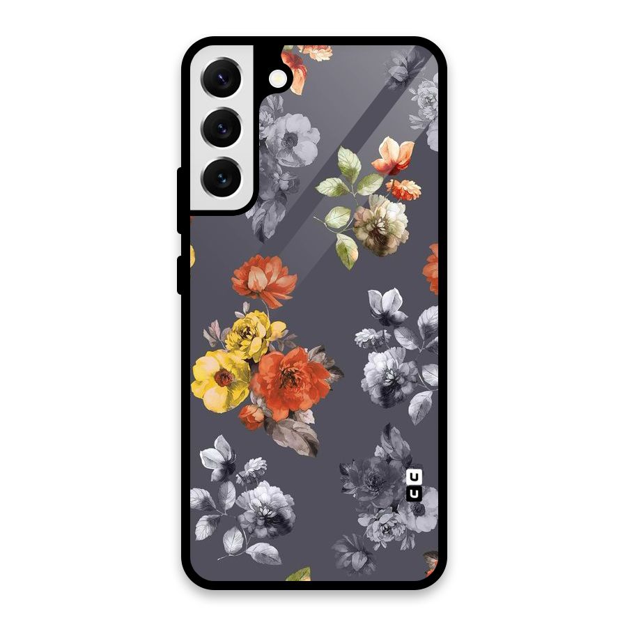Beauty Art Bloom Glass Back Case for Galaxy S22 Plus 5G