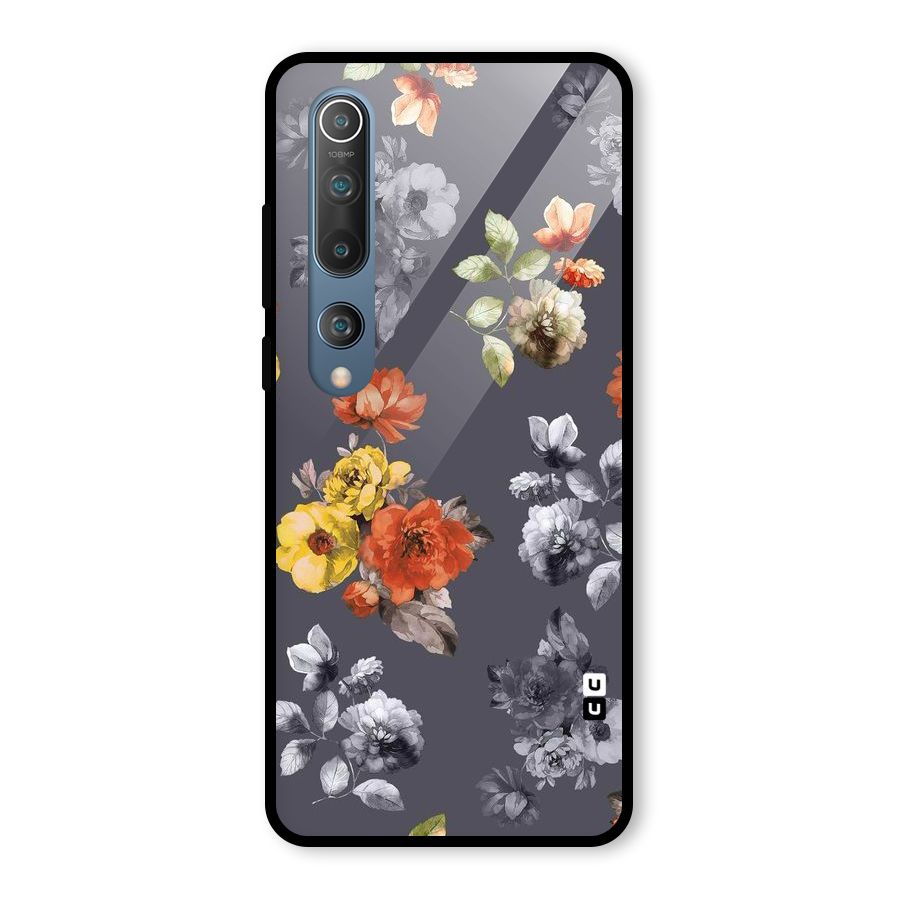 Beauty Art Bloom Glass Back Case for Mi 10