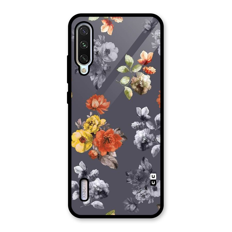 Beauty Art Bloom Glass Back Case for Mi A3